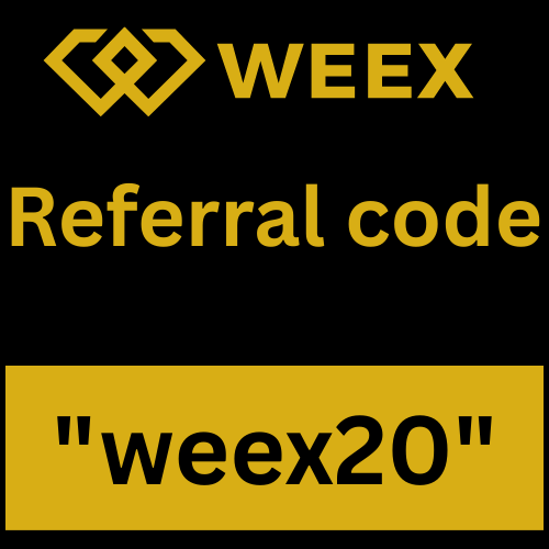 weex Referral code "weex20" Get 20% Off On Trading Fees
