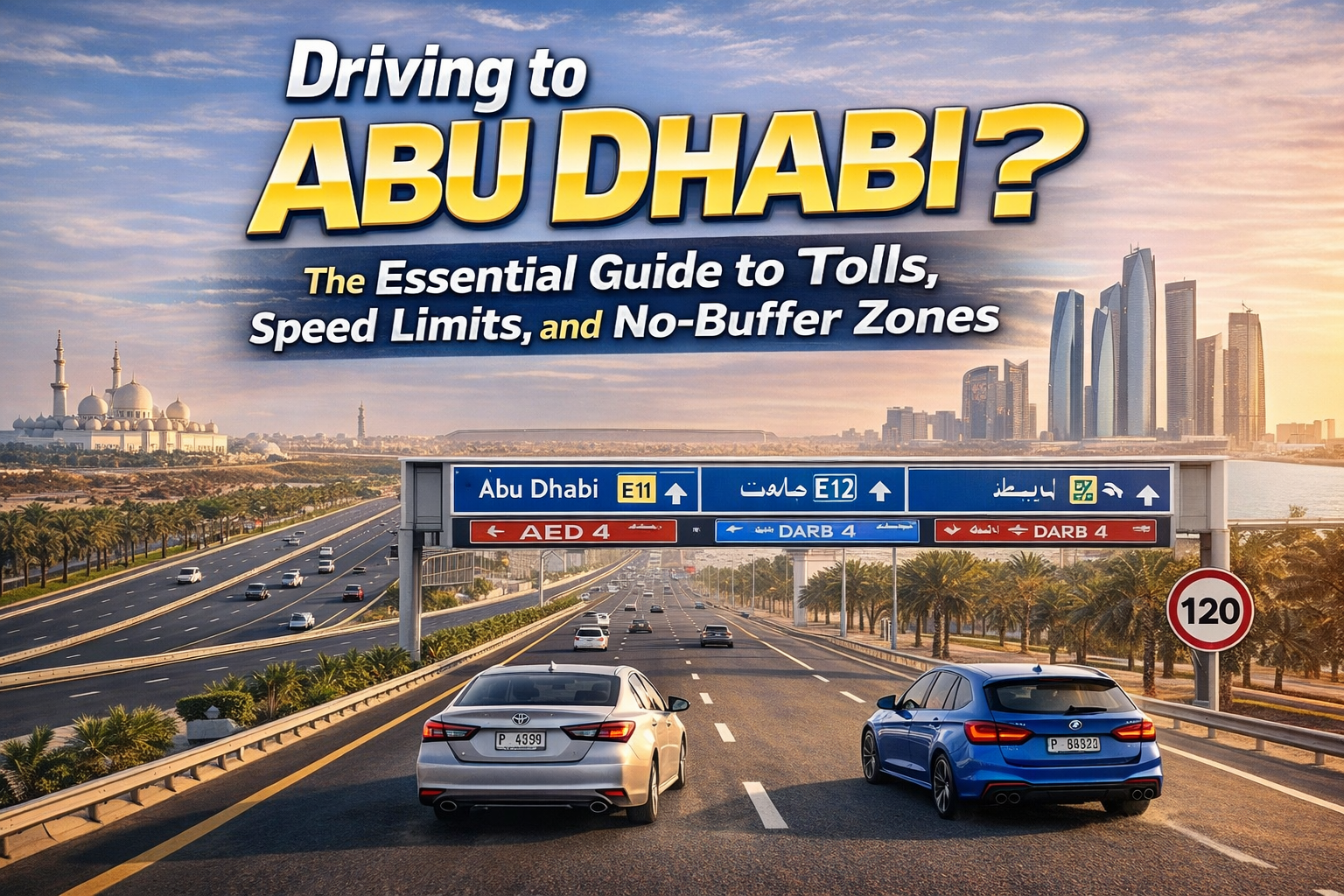 Driving to Abu Dhabi? The Essential Guide to Tolls, Speed Limits, and No-Buffer Zones