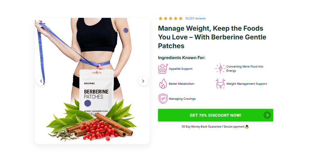 Berberine Gentle Patches UK Reviews (Investigative Report!) Everyone Must Know Before Buying?