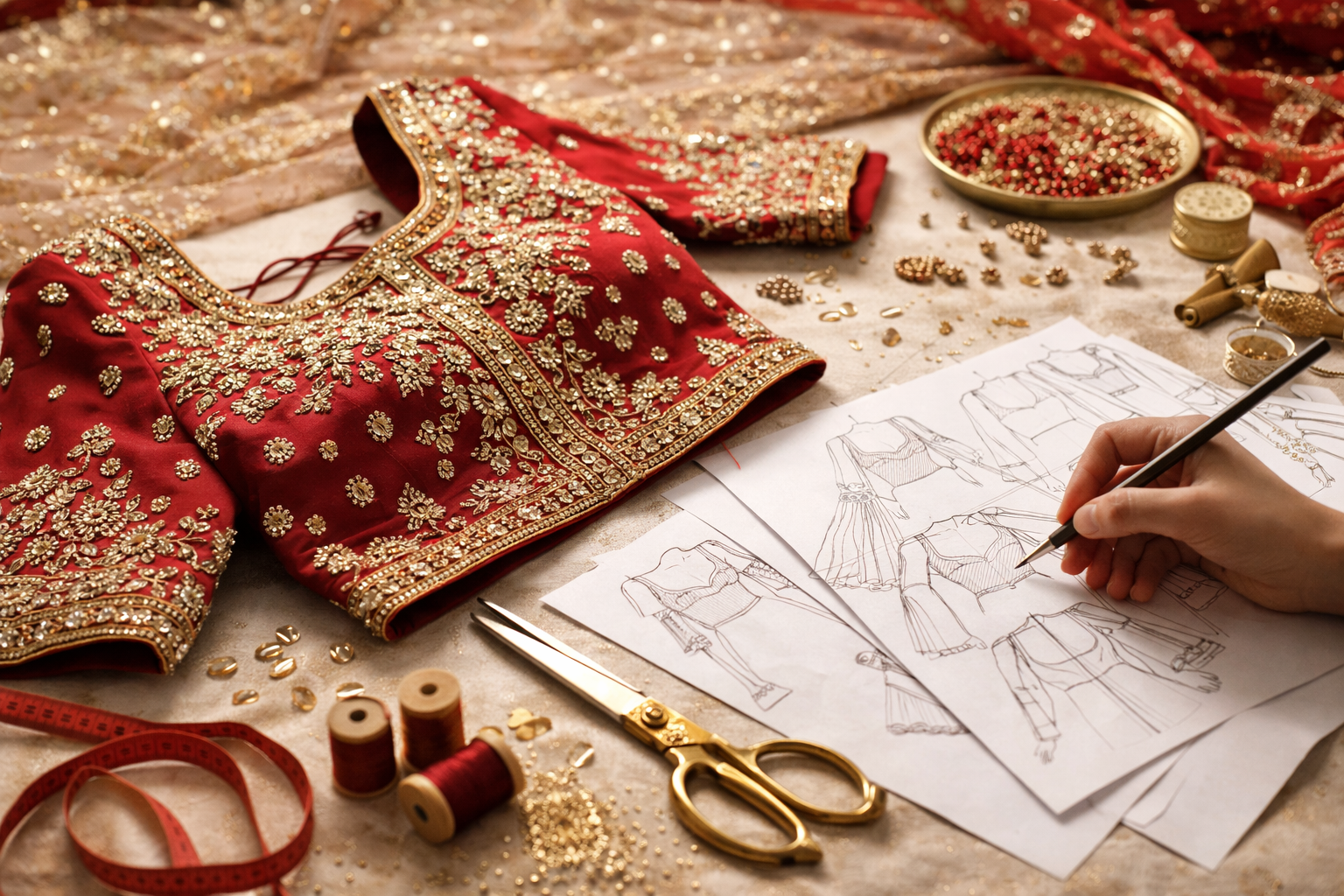 When Is the Best Time to Design Your Lehenga Blouse?