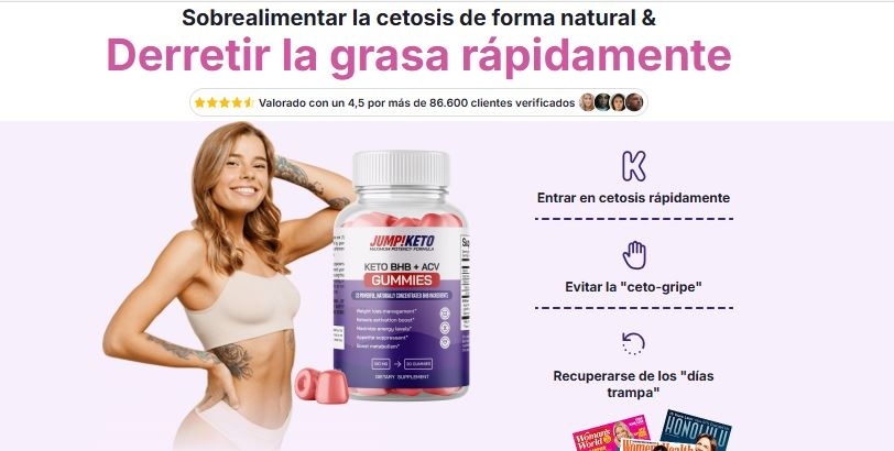 JumpKETO Gummies Reseña de: Una potente fórmula cetogénica para la pérdida de peso