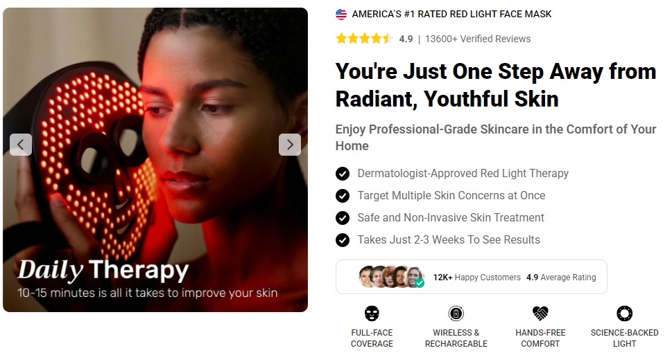 NuroDerm Red Light Mask Reviews (Critical Customer Report Issued) Know The Facts Before Buy!
