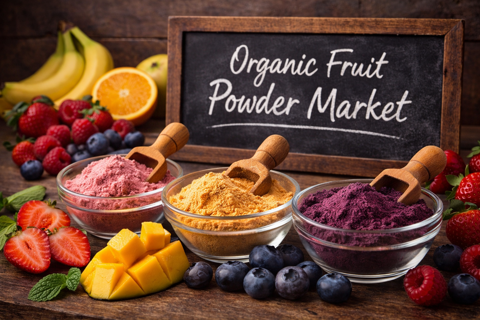 Freeze Dried and Spray Dried Segments Driving Value Creation in the Organic Fruit Powder Market