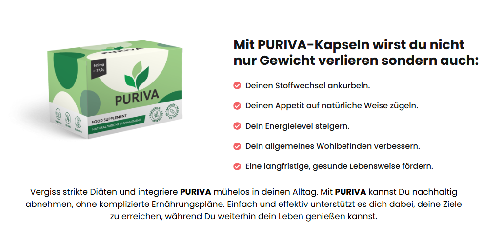 Puriva "Officiel hjemmeside" — Avanceret vægttabsformel
