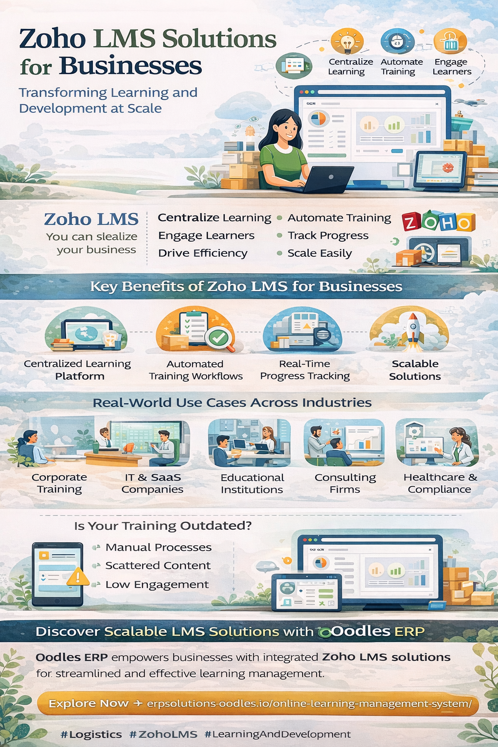 Zoho LMS Solutions for Businesses: Transforming Learning and Development at Scale