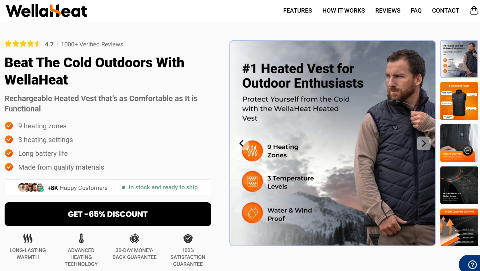 WellaHeat Heated Vest Consistent Heating Performance Review