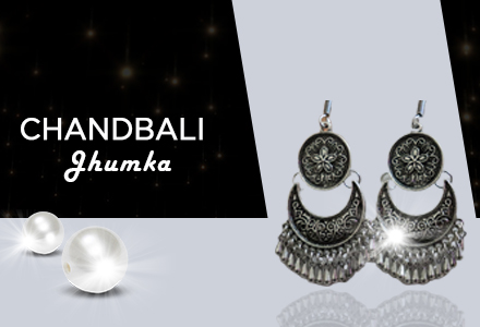 Explore The True Indian Look with the Chandbali Earrings