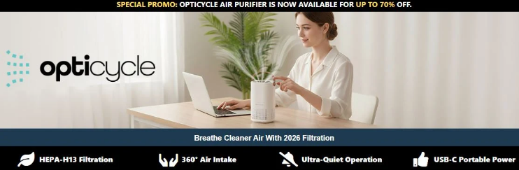 OptiCycle Air Purifier | Specification | Features | Save 70% Today
