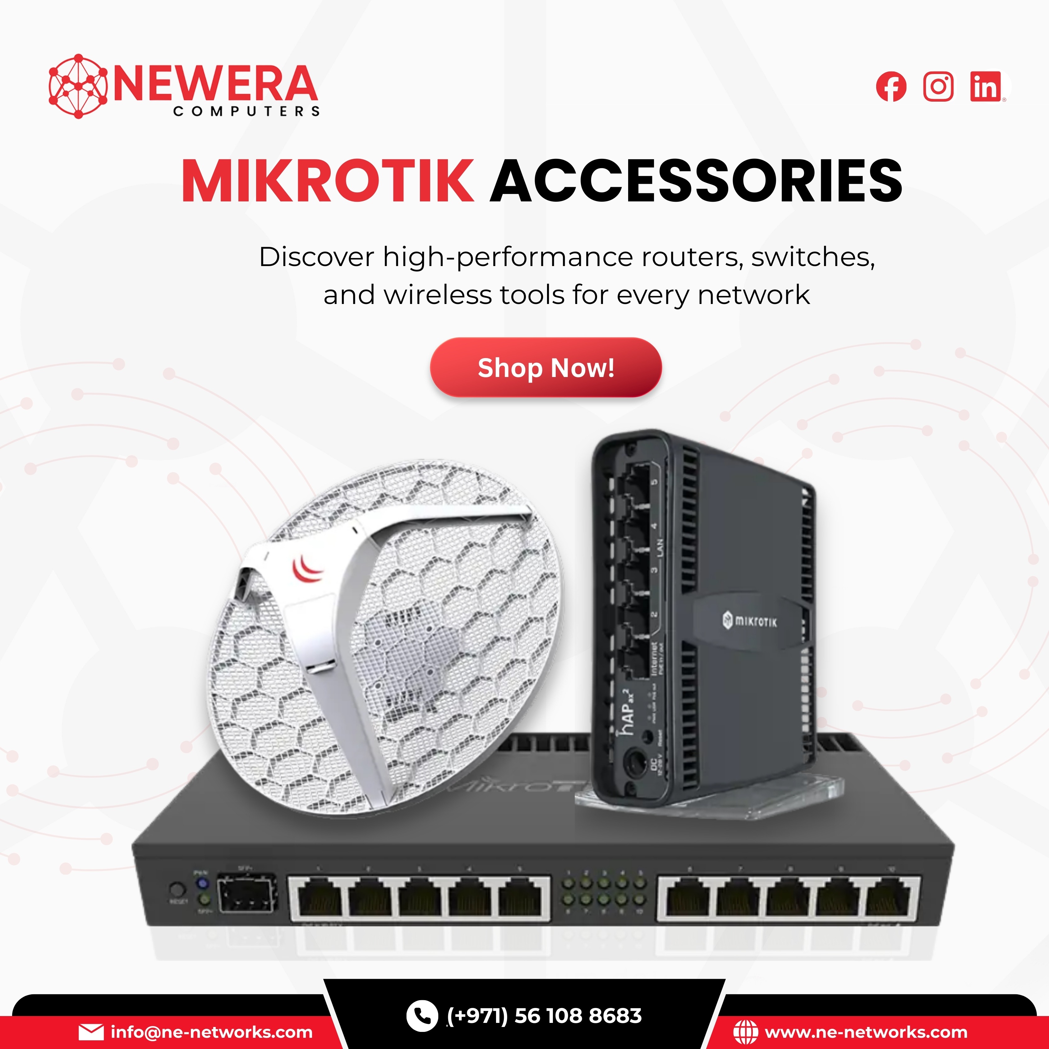 Mikrotik Accessories in Dubai UAE - Reliable Network Solutions | Newera Computers
