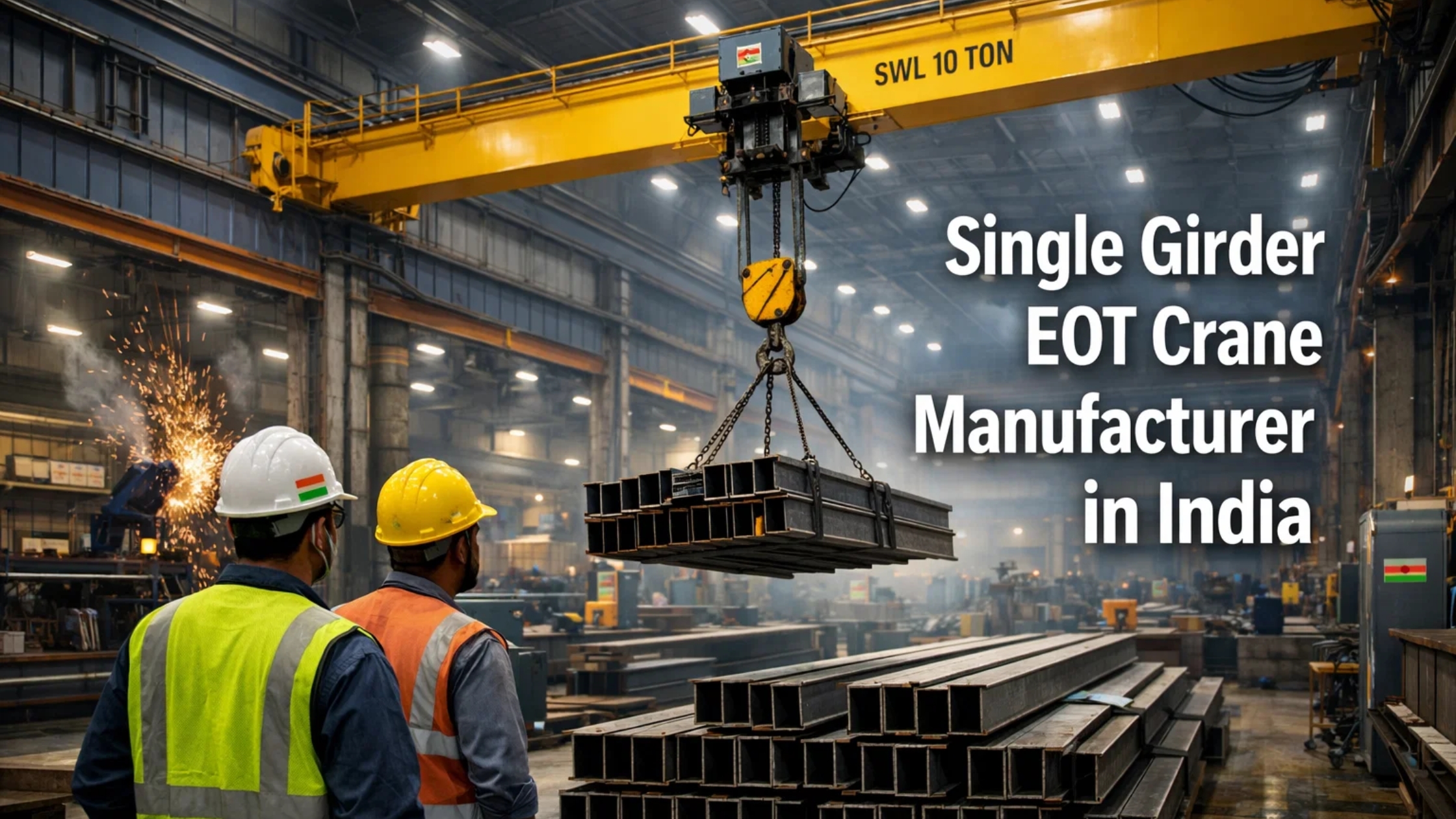 Top Single Girder EOT Crane Manufacturer in India