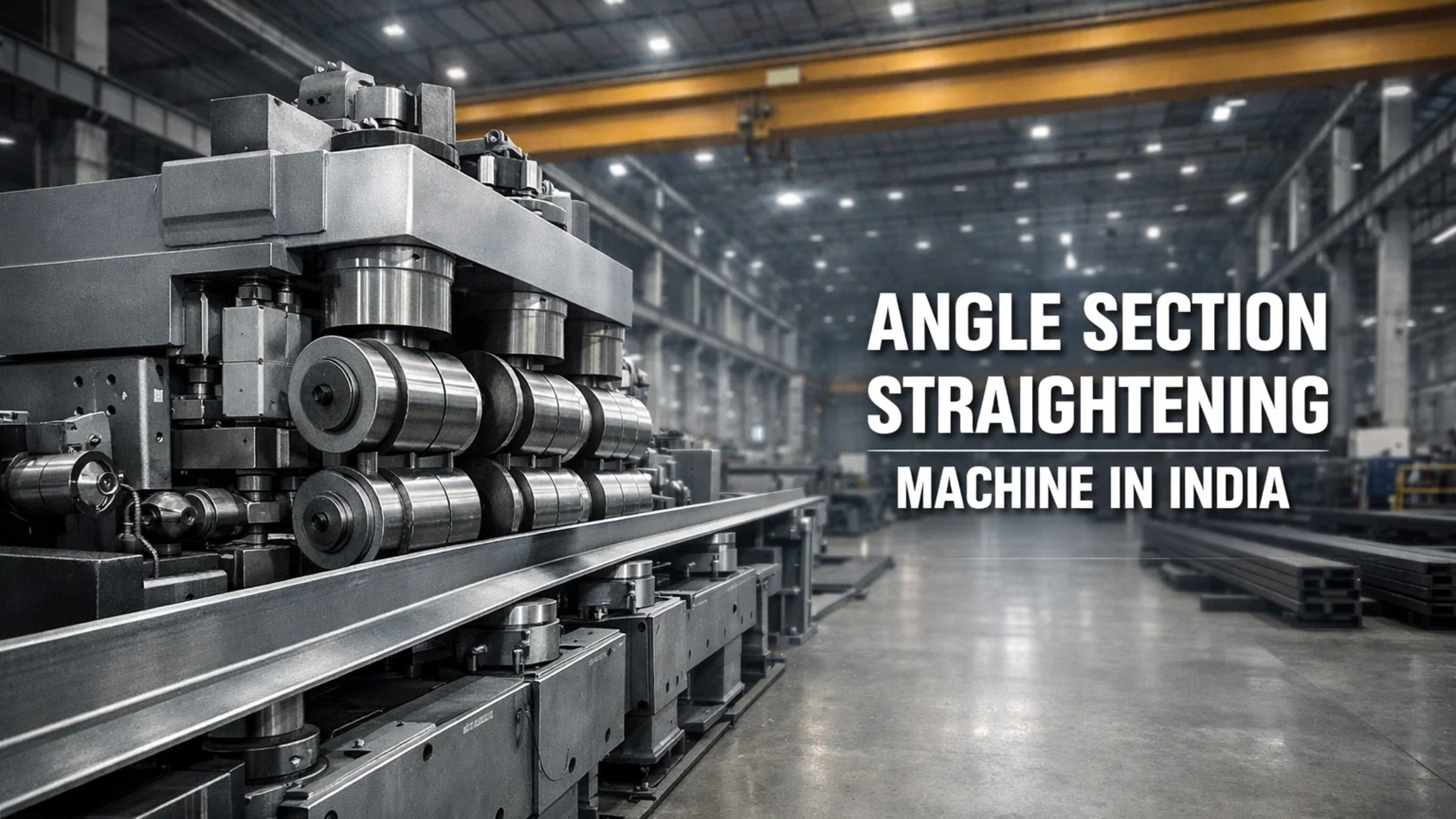 How to Choose the Best Angle Section Straightening Machine in India