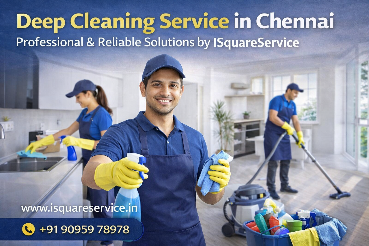 Deep Cleaning Service in Chennai – Professional & Reliable Solutions by ISquareService