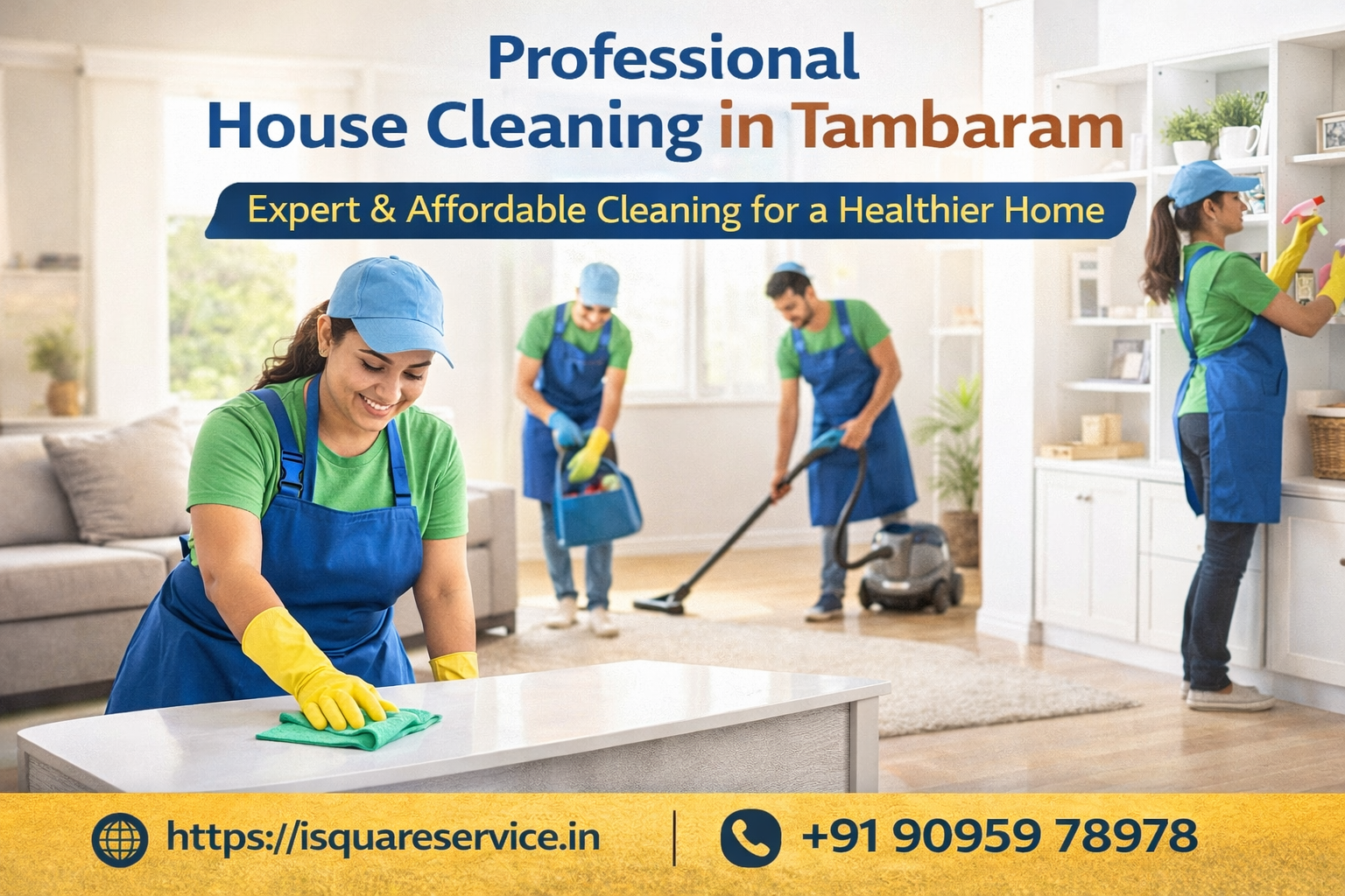 Professional House Cleaning in Tambaram – ISquareService