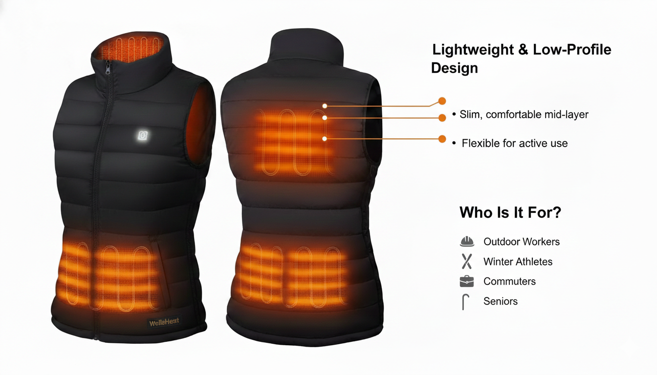 WellaHeat Heated Vest Cold Protection Innovation