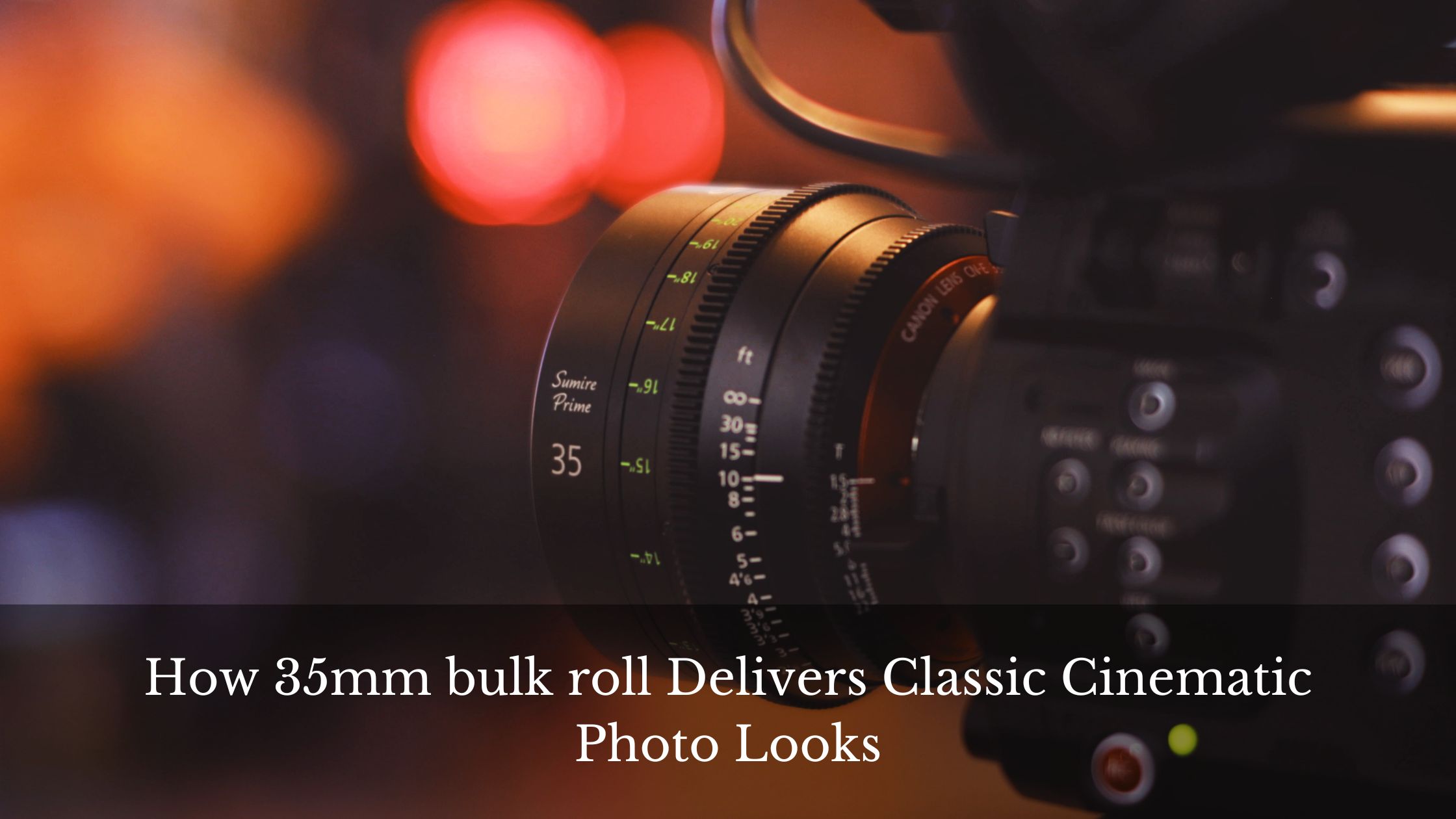 How 35mm bulk roll Delivers Classic Cinematic Photo Looks