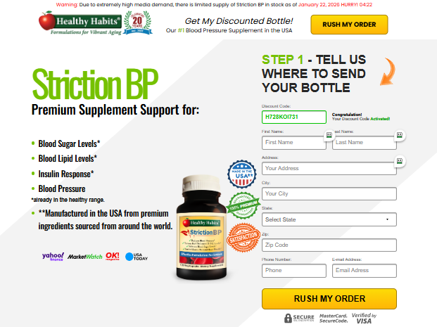 Striction Blood Pressure Reviews