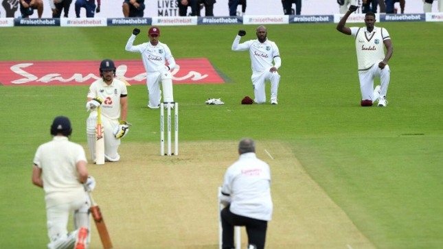 Back Sweat Substitute Saliva But England Try Hard Against West Indies