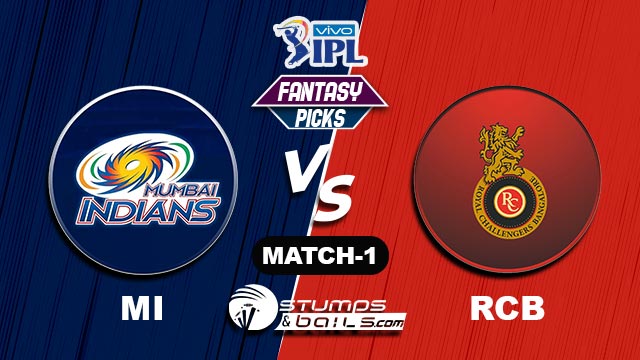 MI vs RCB IPL 2021, Match 1|MI vs RCB Dream11 Predictions