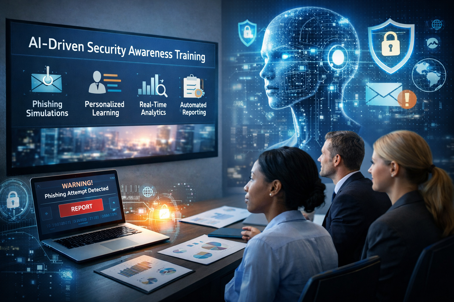 Enhancing Organizational Security Through Advanced AI-Driven Awareness Training