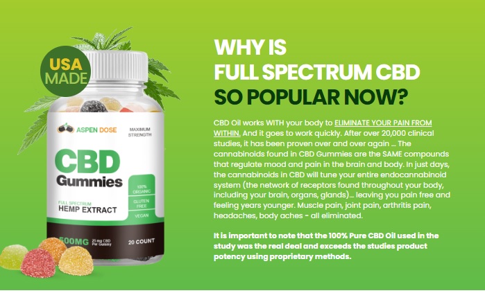 Aspen Dose CBD Gummies Reviews - [Shocking Truth] Is It Really Worth the Hype? Read Before Buying!