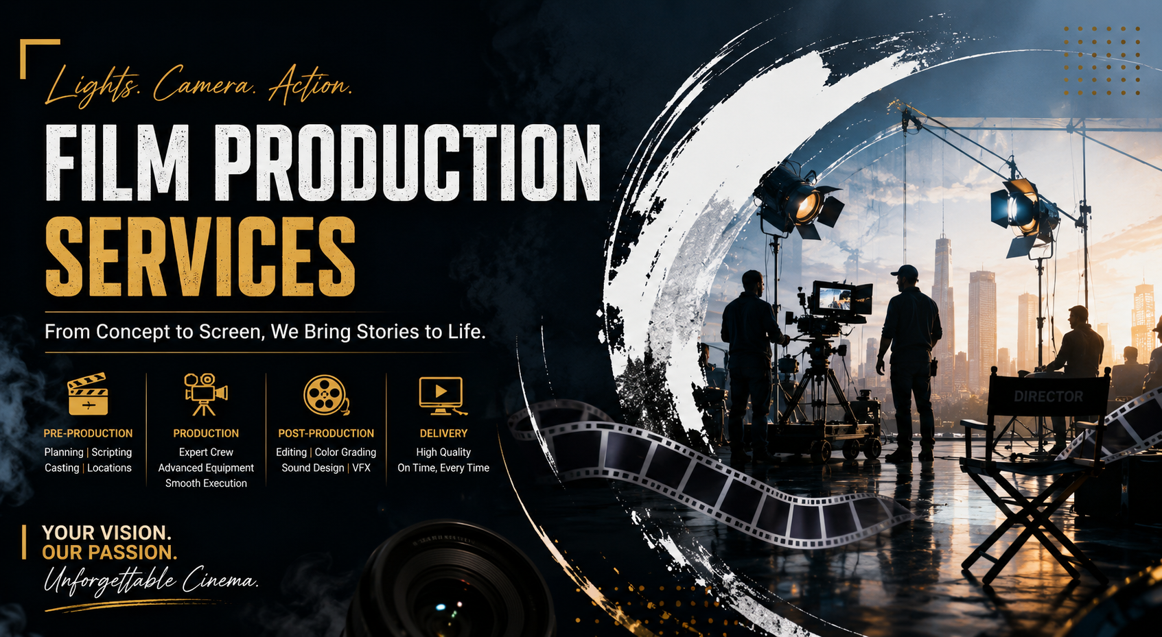 Film Production Services: Turning Creative Ideas into Cinematic Reality