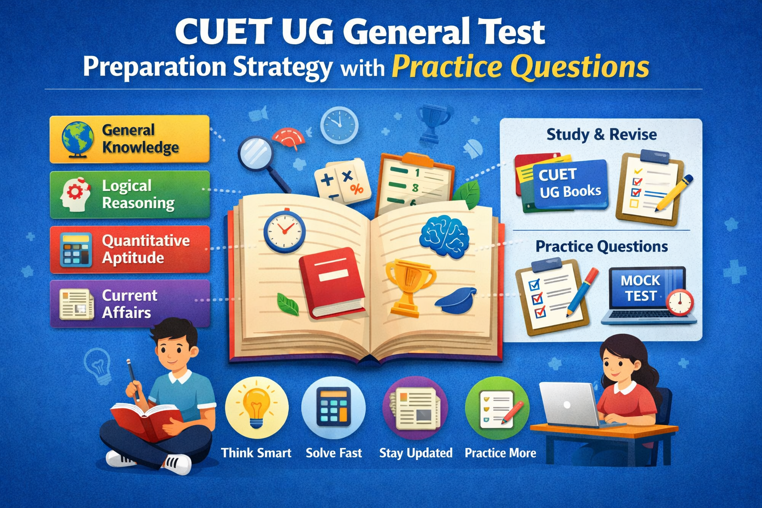 CUET UG General Test Preparation Strategy with Practice Questions