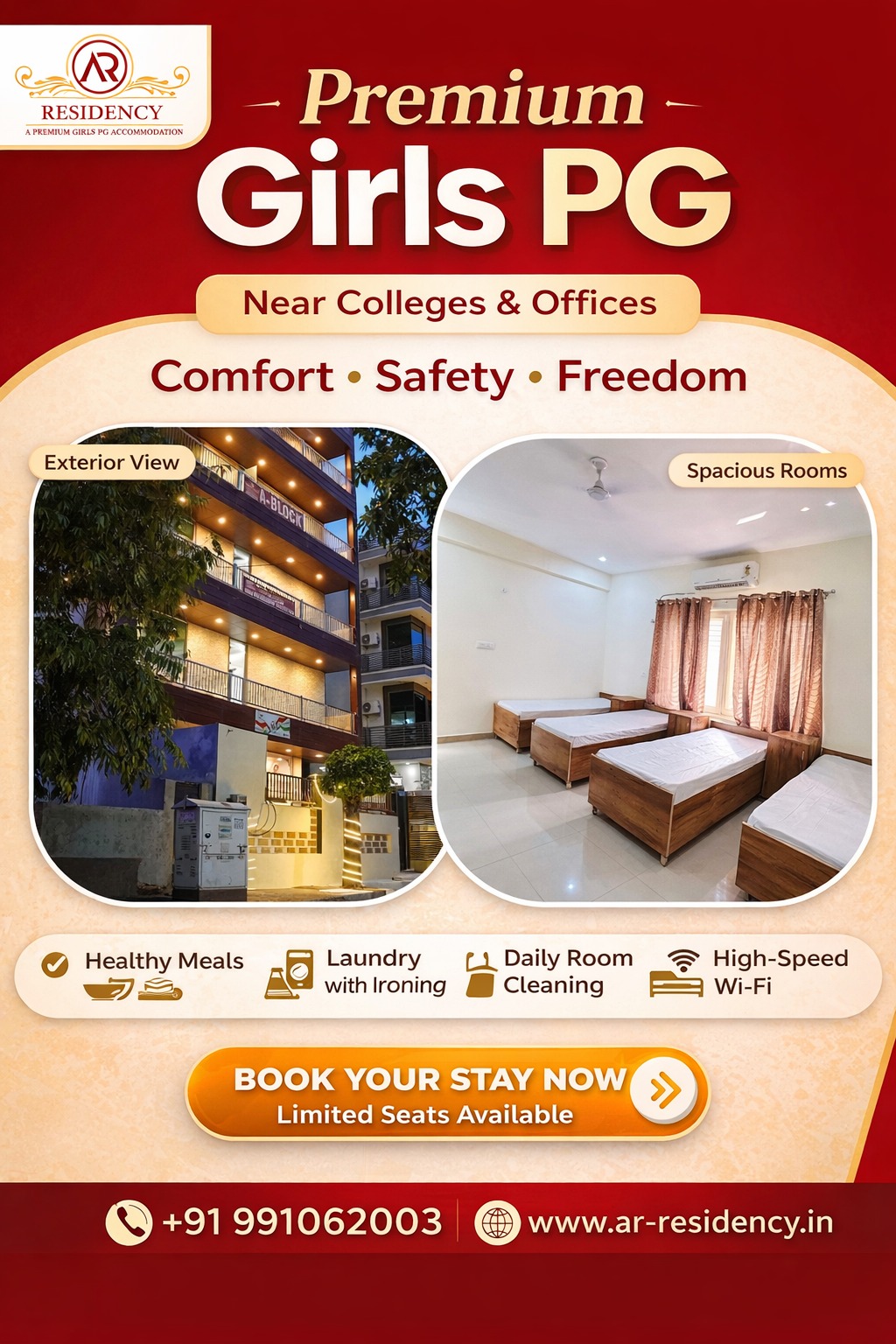 Best Girls PG Near GL Bajaj Institute of Management: Safe, Affordable & Student-Friendly