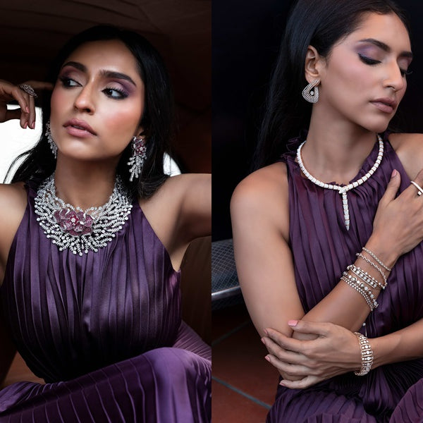 Jewelry Styling for High-Neck Dresses