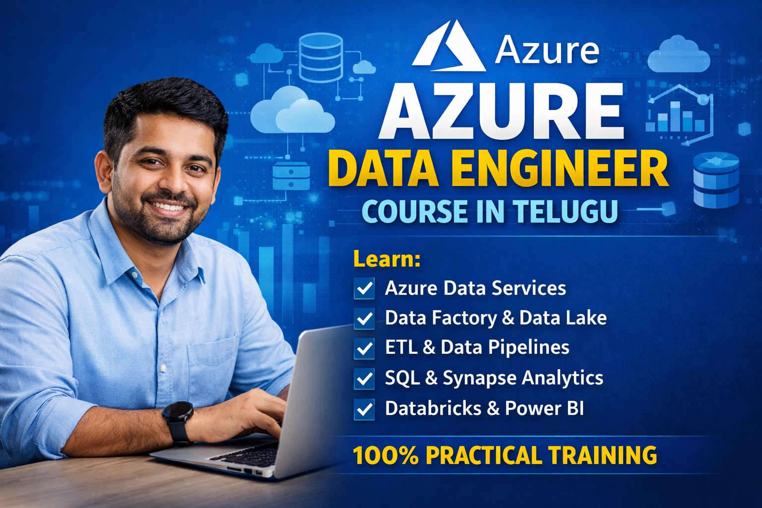 Azure Data Engineering Core: Azure Data Engineer Course in Telugu