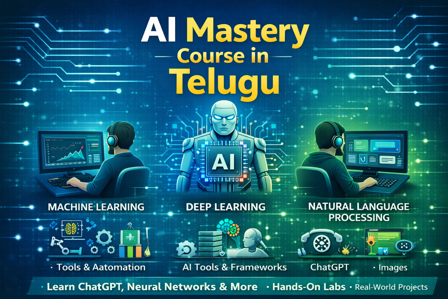 Transformers HuggingFace AI Mastery Course in Telugu