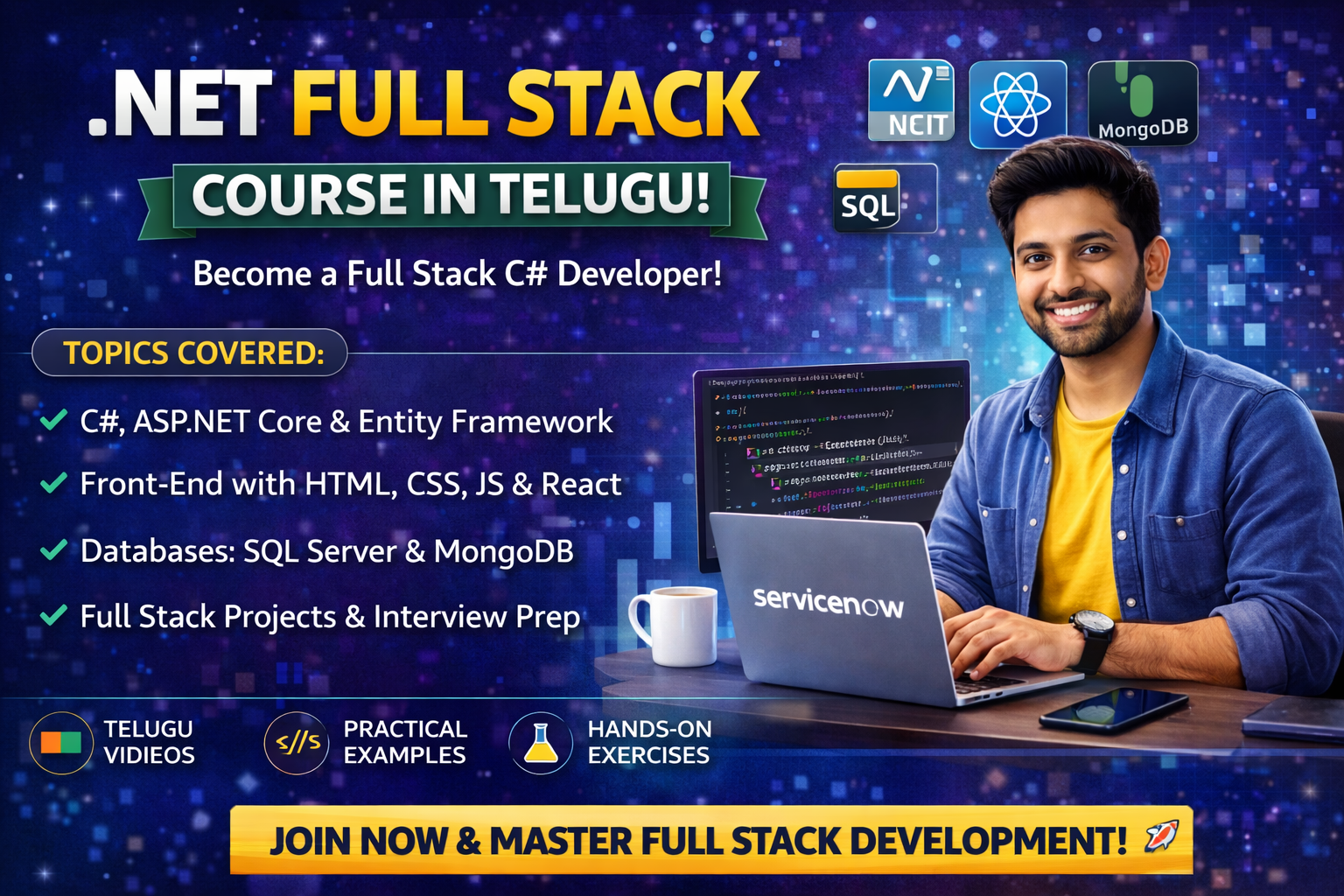 MVC & Web API Training .NET Full Stack Course in Telugu