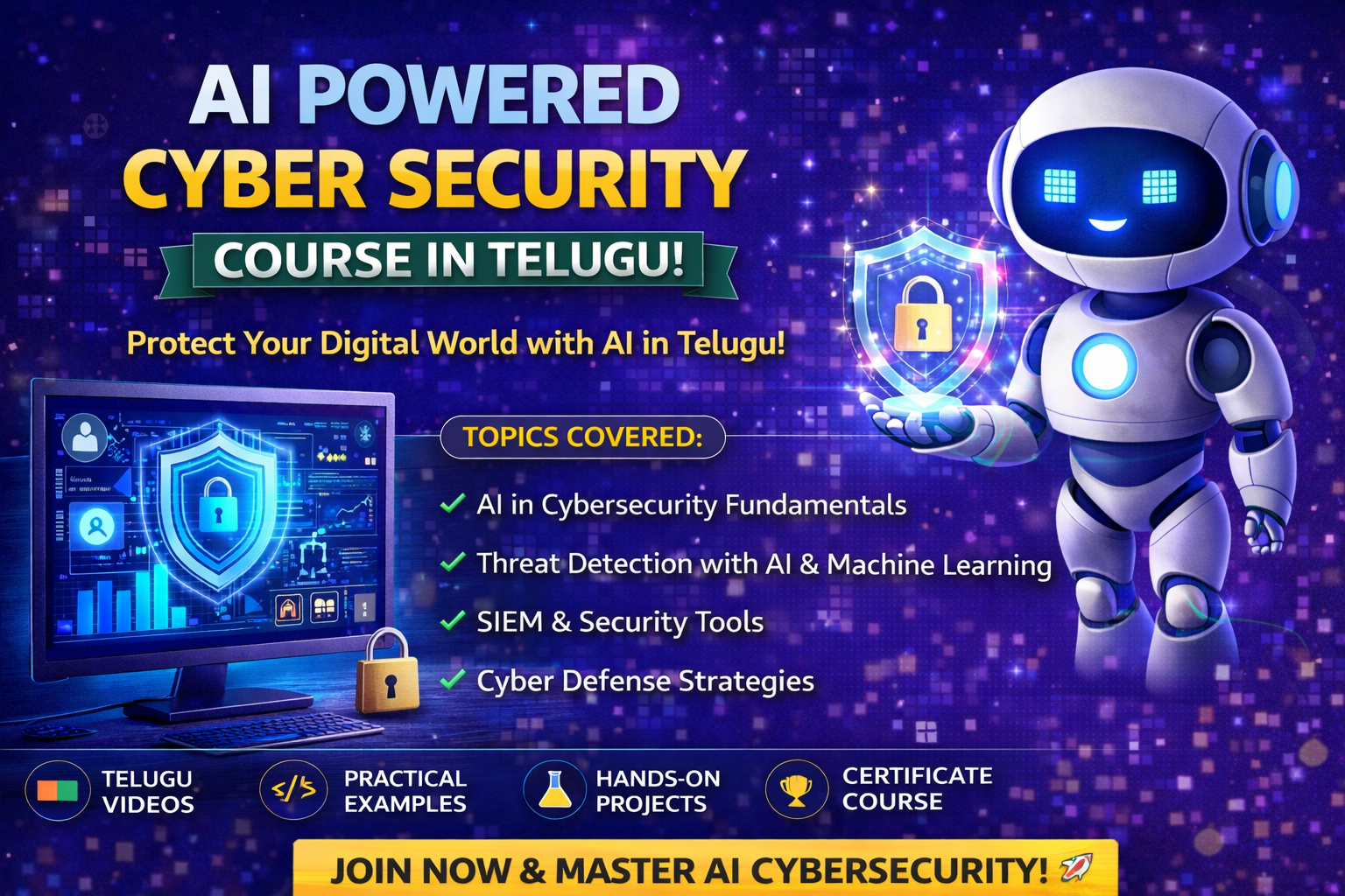 Understanding Cyber Attacks & Defense Cyber Security in Telugu