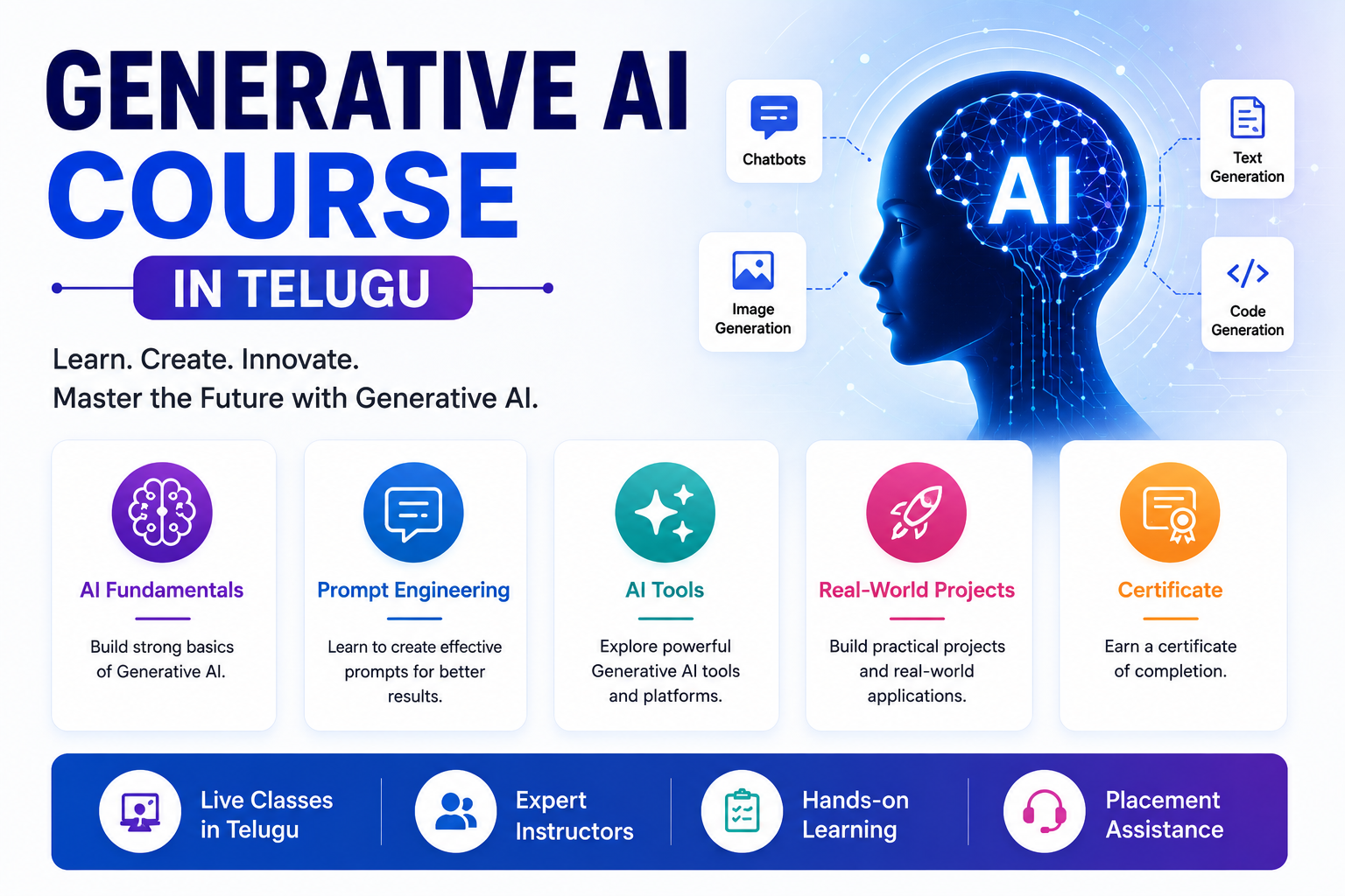AI Text Generation Skills: Generative AI Course in Telugu