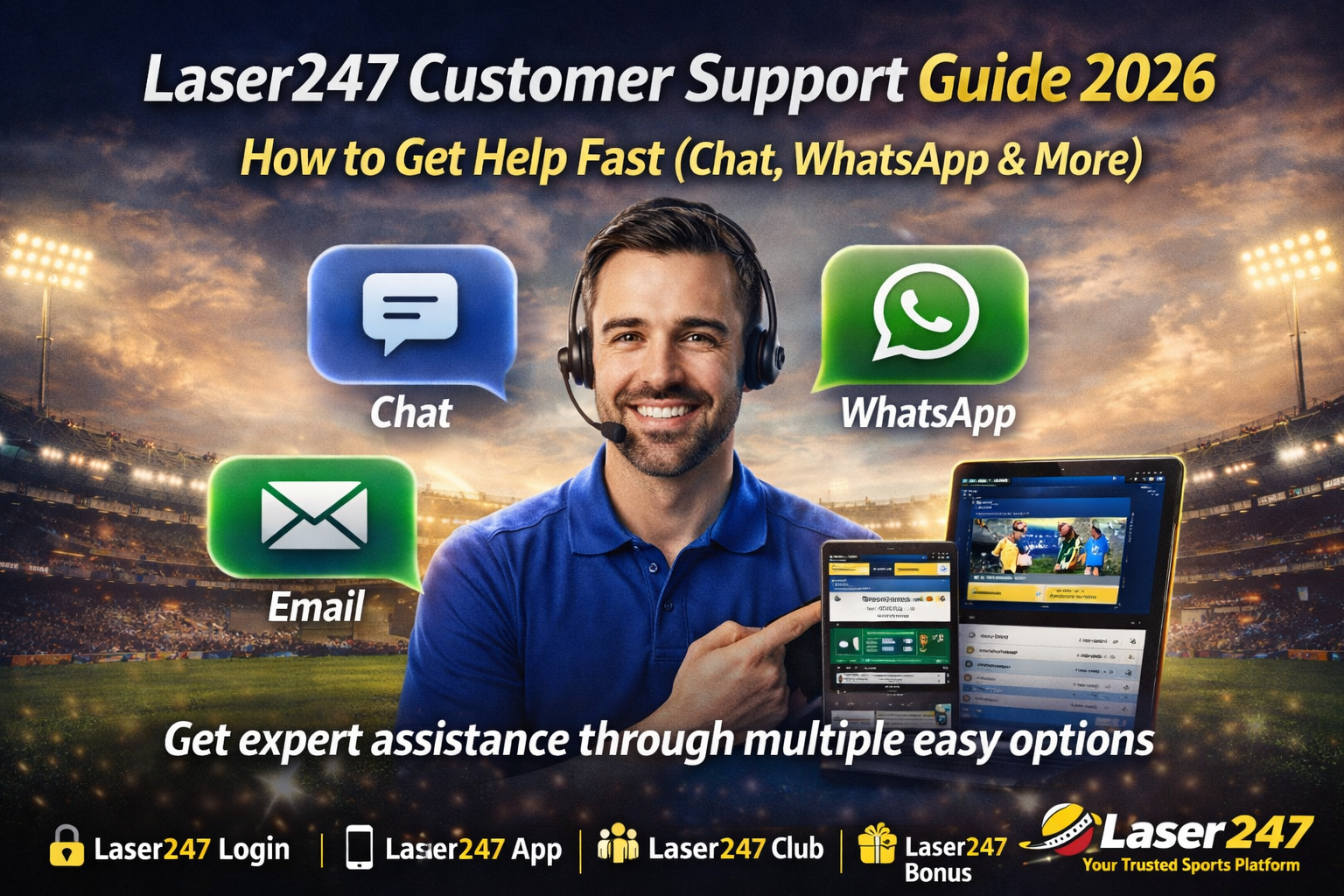 Laser247 Customer Support Guide 2026: How to Get Help Fast (Chat, WhatsApp & More)