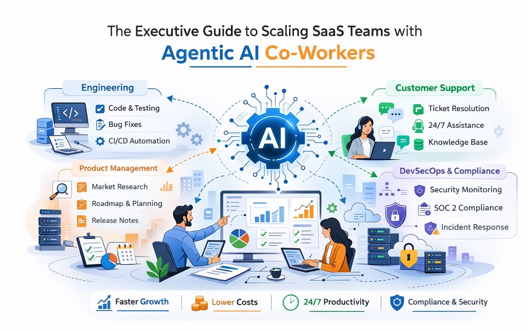 The Executive Guide to Scaling SaaS Teams with Agentic AI Co-Workers