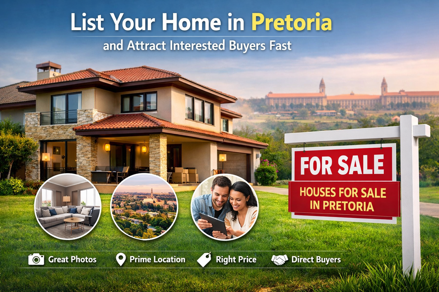 List Your Home in Pretoria and Attract Interested Buyers Fast