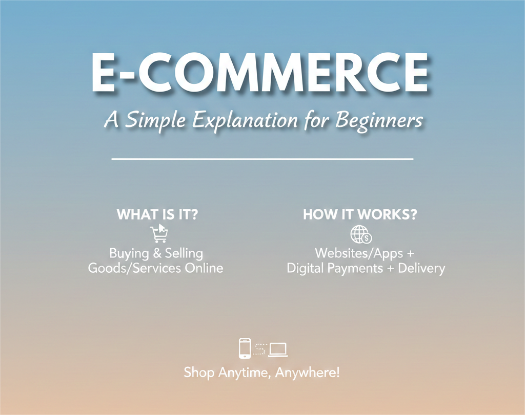 What is e-commerce? A Simple Explanation for Beginners