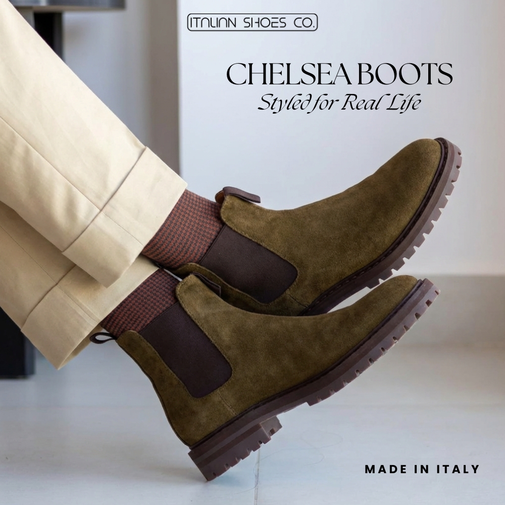 Leather Chelsea Boots for Men | Premium Comfort & Timeless Style