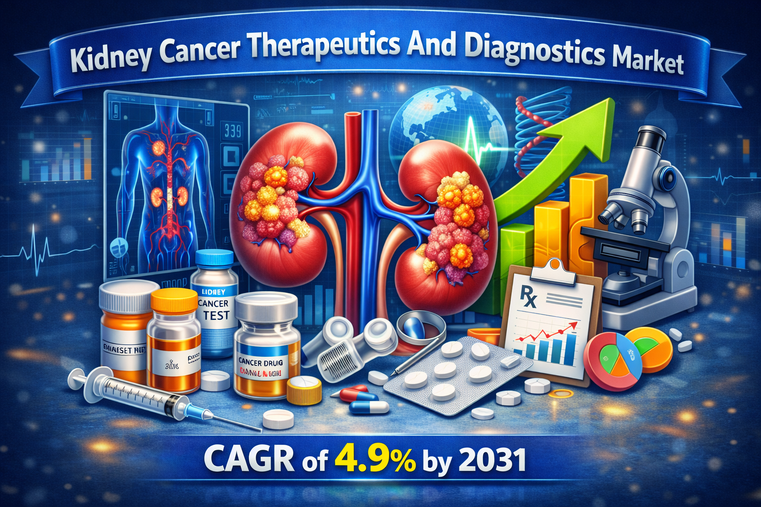 Kidney Cancer Therapeutics and Diagnostics Market Expected to Grow at 6.2% CAGR