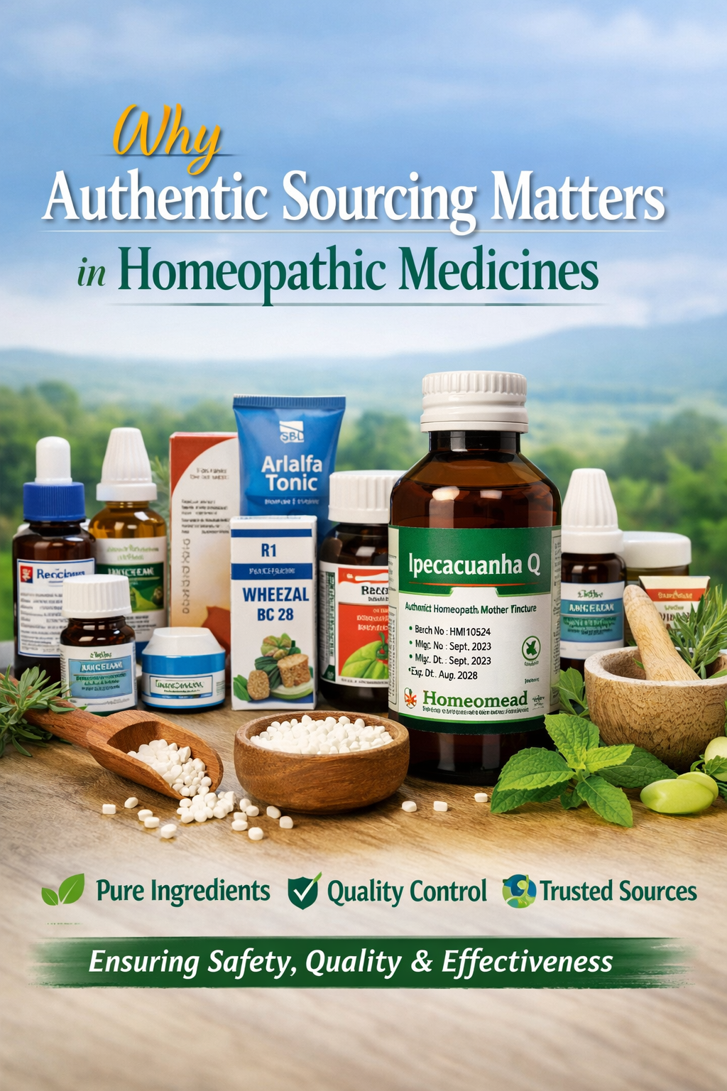 Why Authentic Sourcing Matters in Homeopathic Medicines