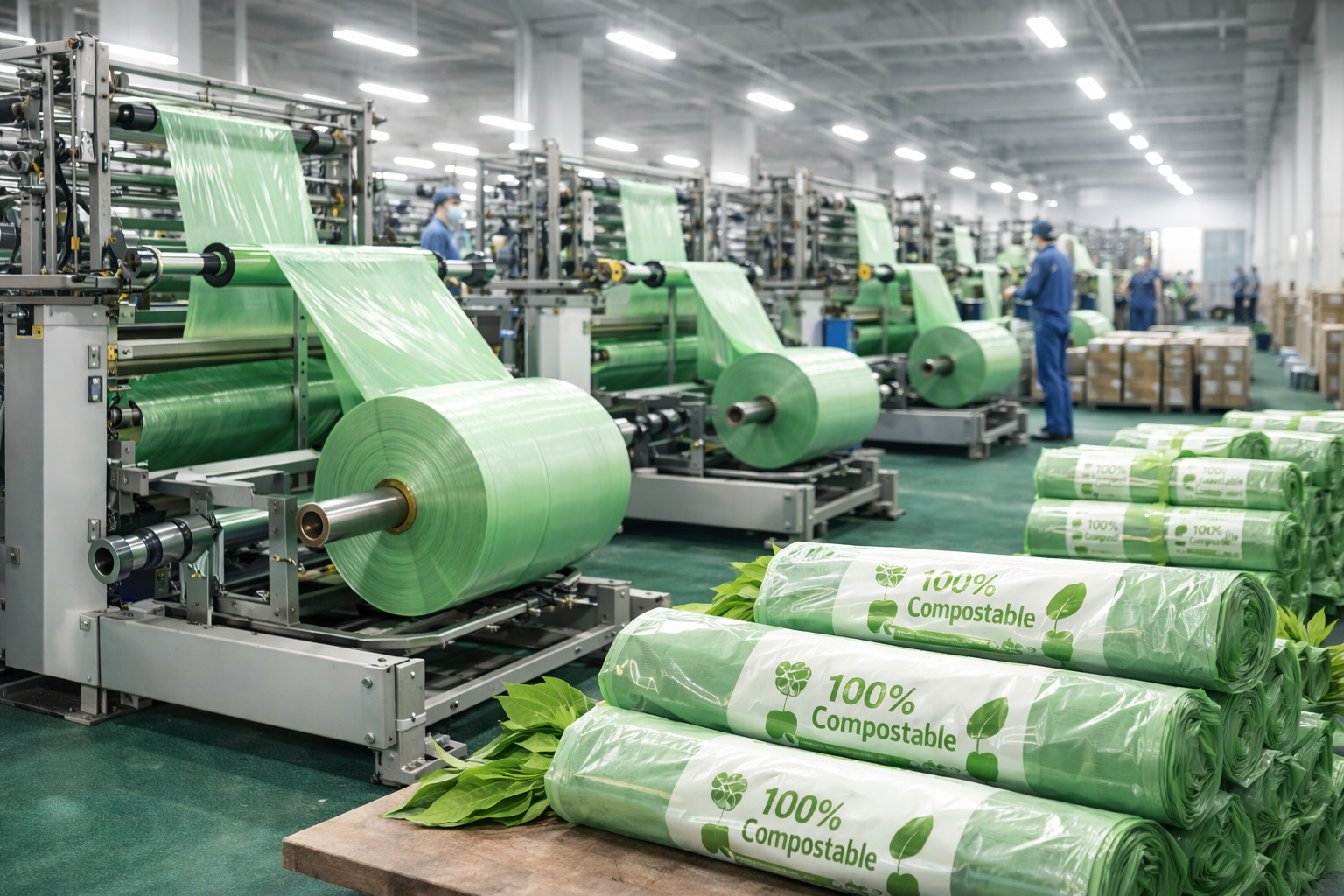 Certified Compostable Garbage Bags Manufacturer in India