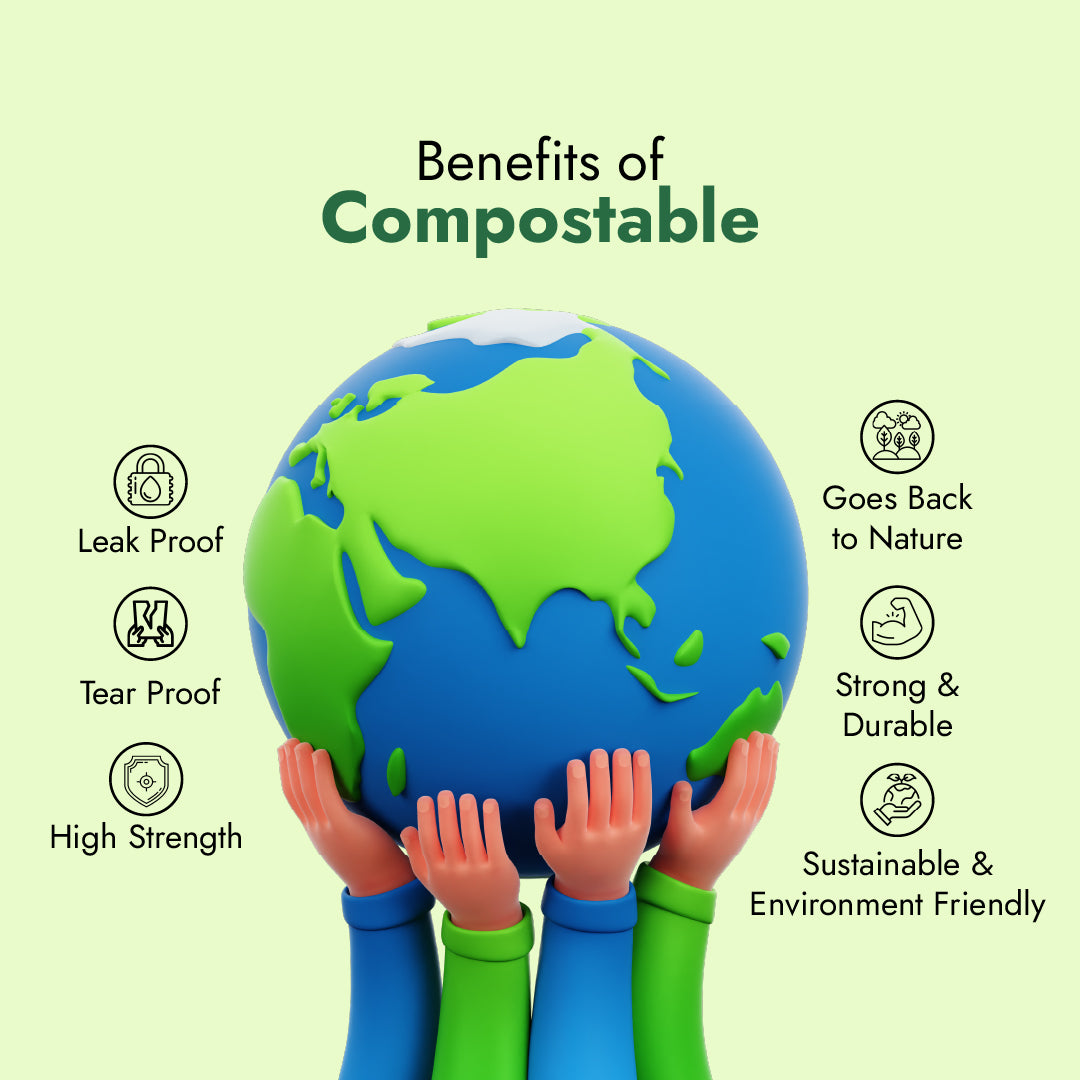 Eco Compostable Garbage Bags for Smart Waste Disposal