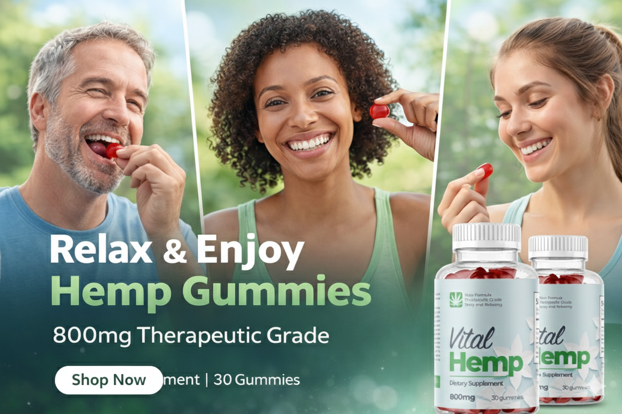 Vital Hemp Gummies anxiety support review explains