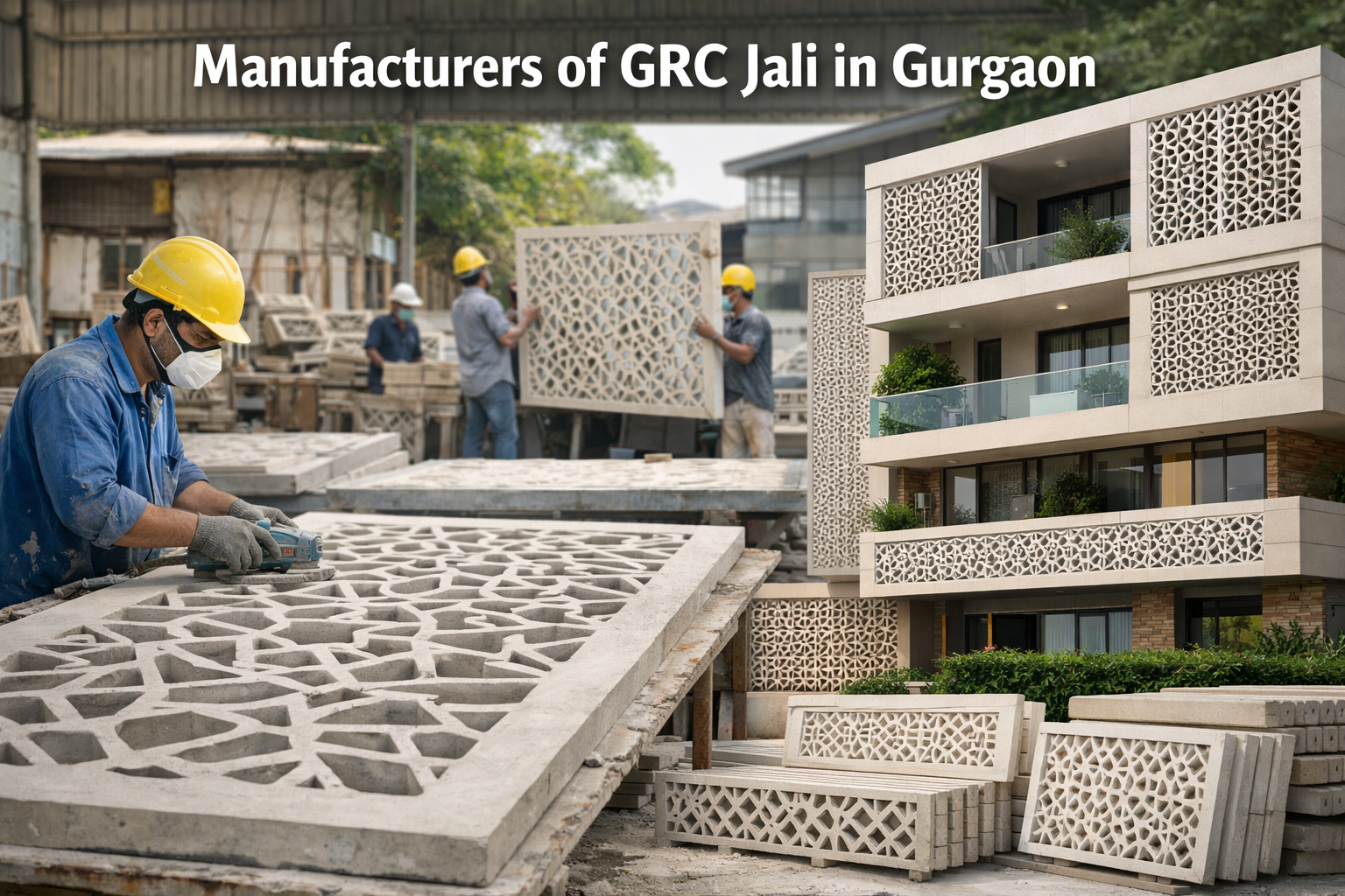 Manufacturers of GRC jali in Gurgaon