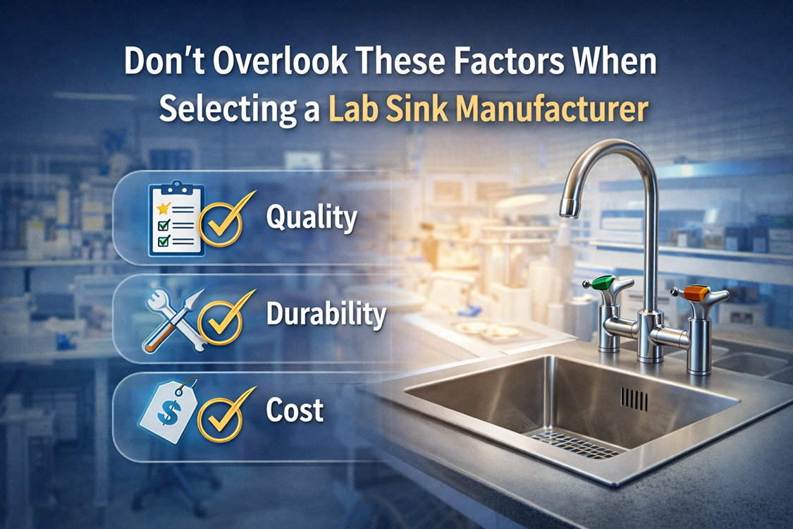 Don’t Overlook These Factors When Selecting a Lab Sink Manufacturer