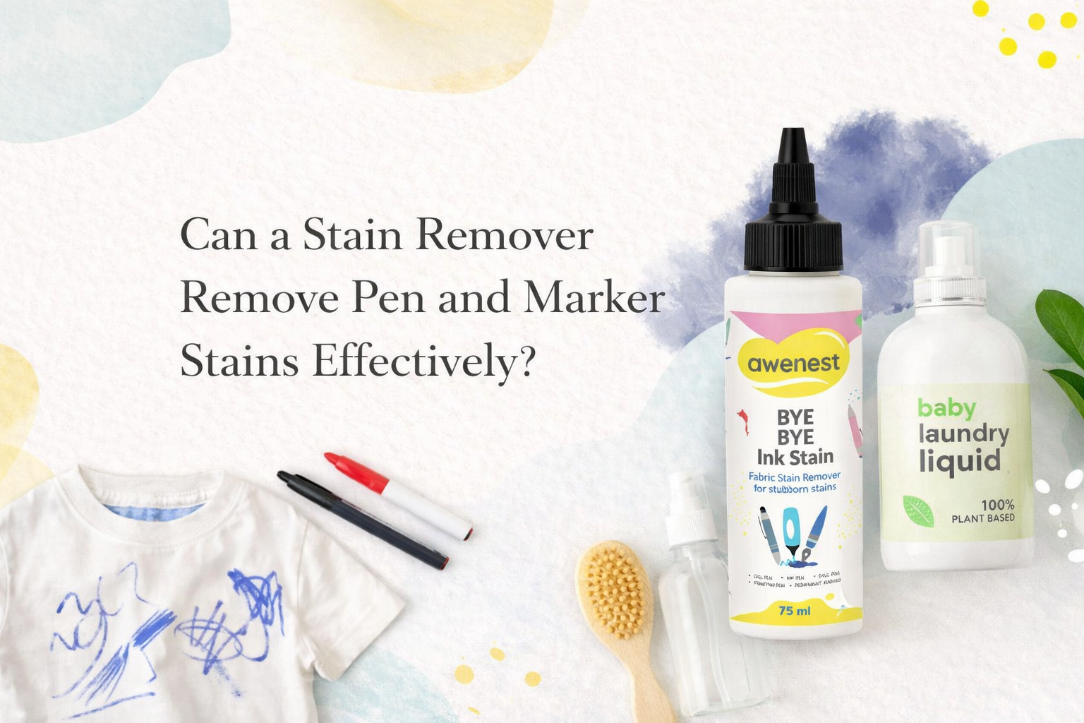 How Does an Ink Stain Remover Remove Tough Ink Stains from Clothes?