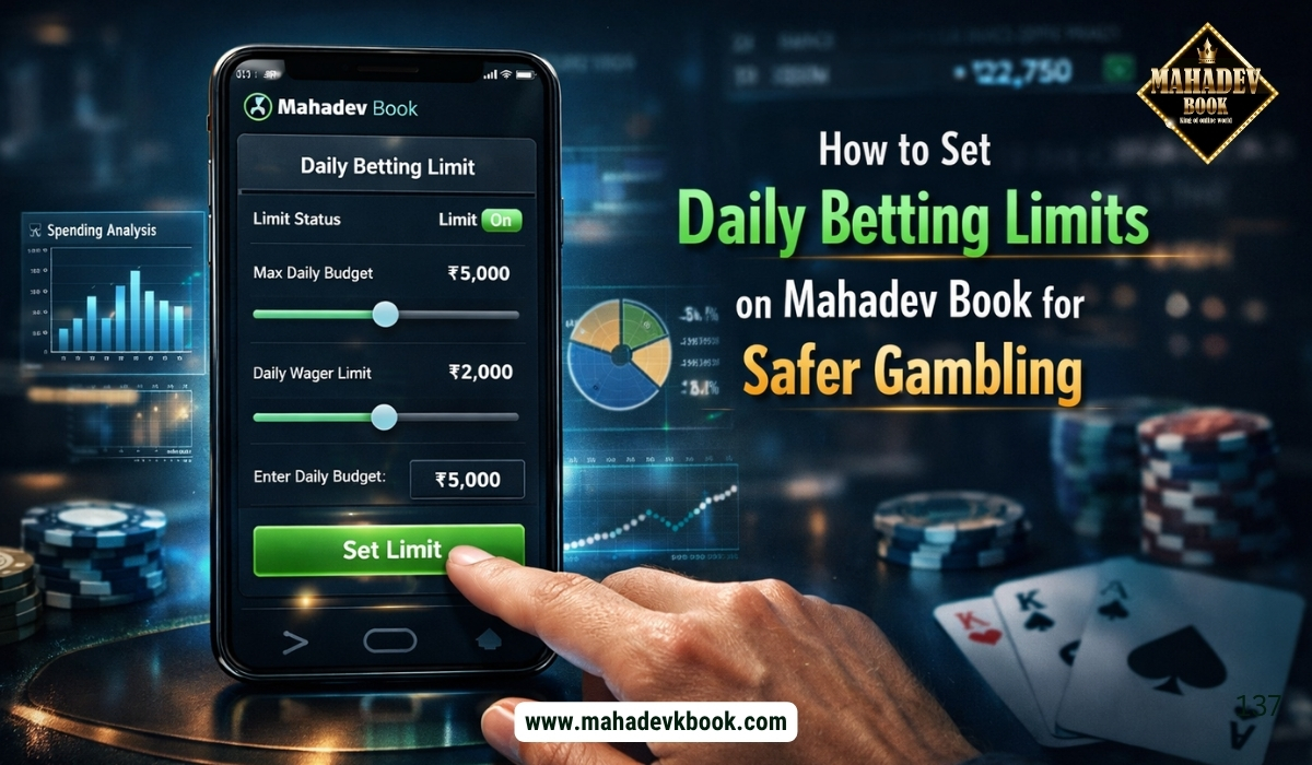 How to Set Daily Betting Limits on Mahadev Book for Safer Gambling