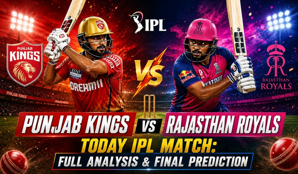 Punjab Kings vs Rajasthan Royals Today IPL Match: Full Analysis & Final Prediction