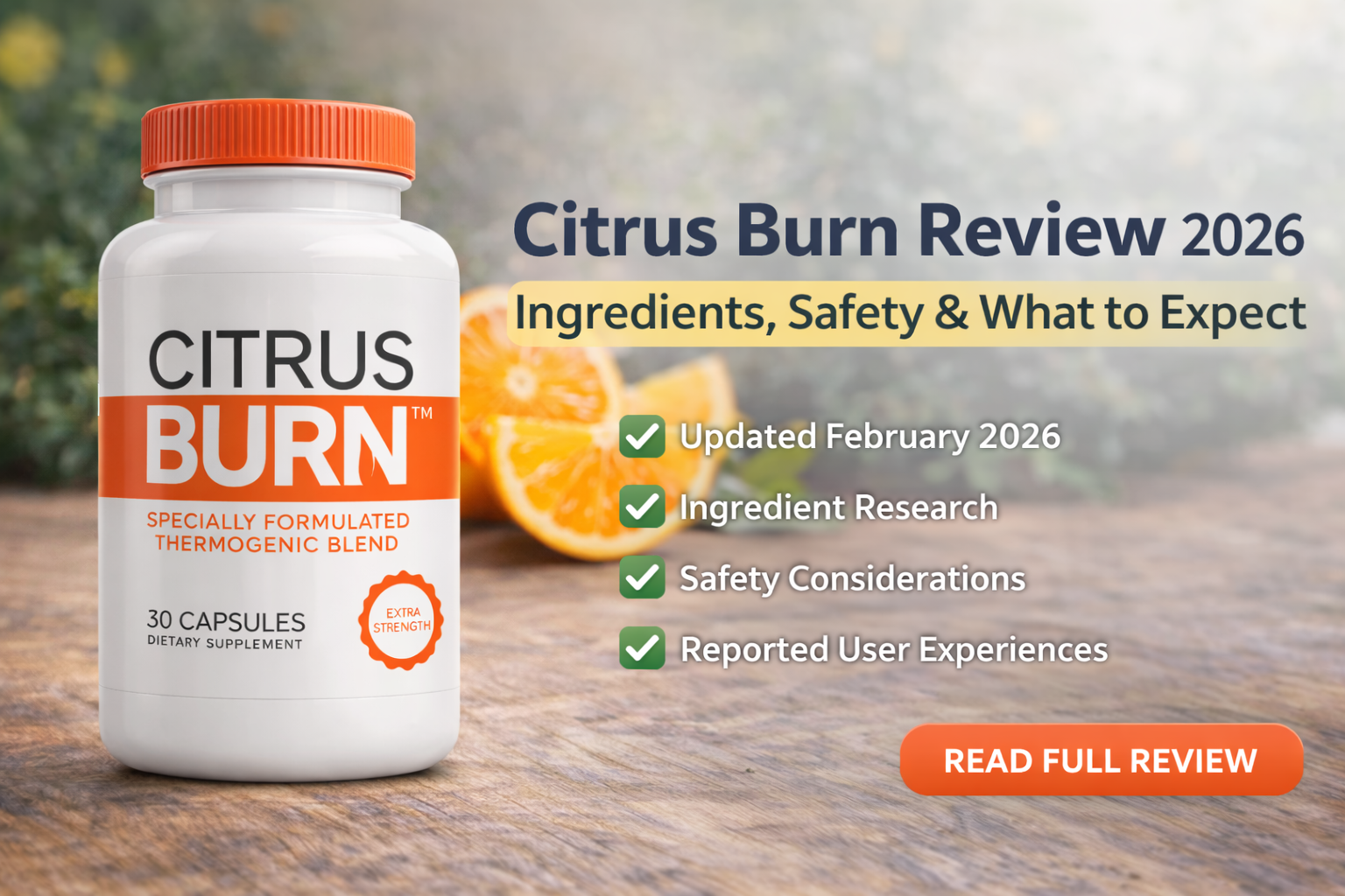 Citrus Burn Review 2026: Probiotic Support or Replacement Risk?