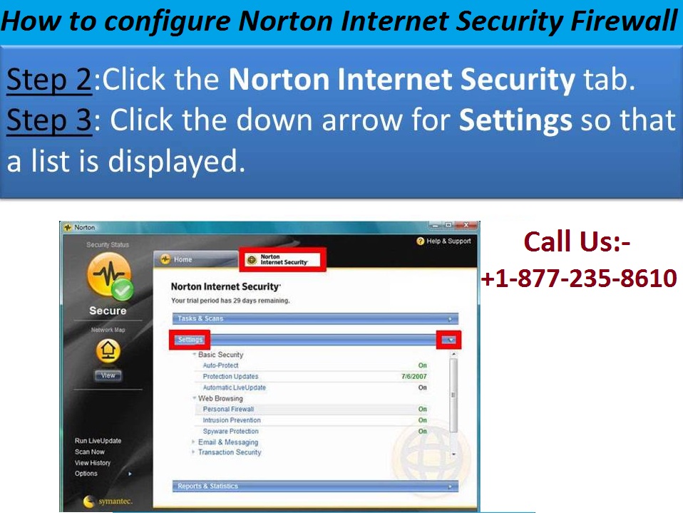How to Configure Norton Security Firewall | 1-8772358610
